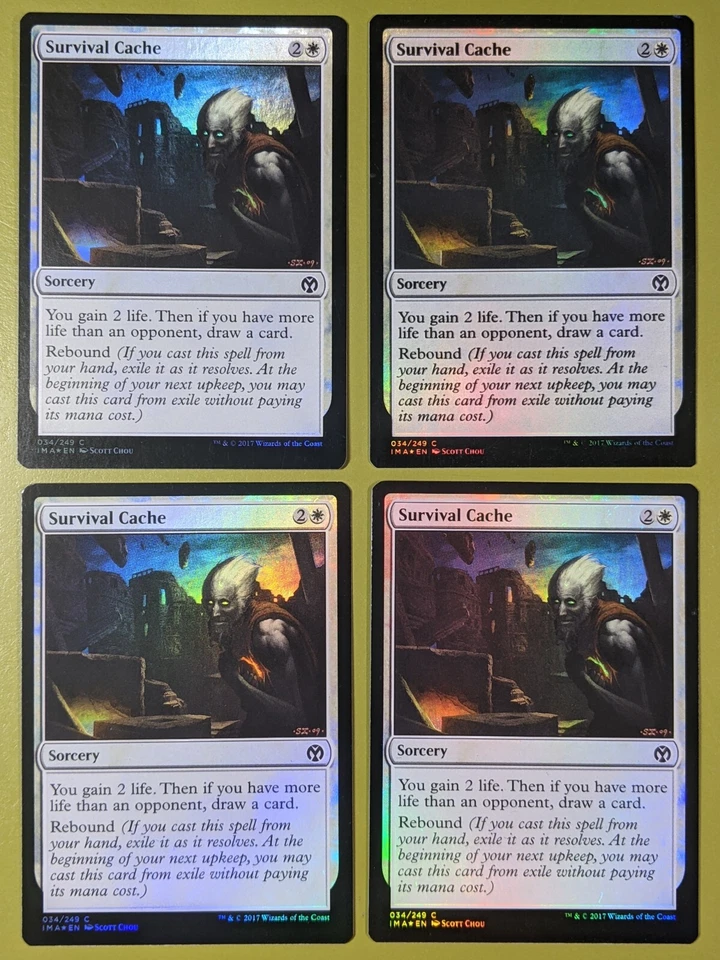 FOIL Survival Cache x4 Iconic Masters 4x MTG Magic the Gathering - Image 1 of 1