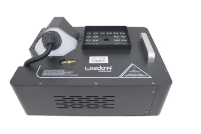 Macchina del Fumo LED RGB 1500W a getto Verticale con telecomando WISDOM - Immagine 1 di 4