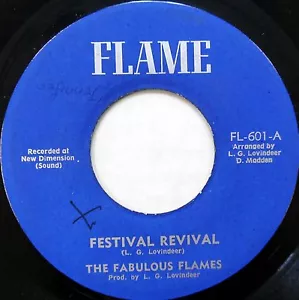 THE FABULOUS FLAMES reggae ROCKSTEADY FLAME 45 Festival Revival dd203 - Picture 1 of 2