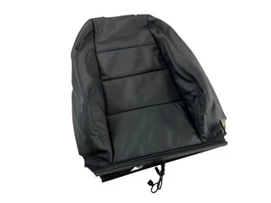 OEM Lehnenbezug Leder schwarz Lehne Beifahrersitz VW Golf 6 rechts 1K Jetta hzb - Picture 1 of 12