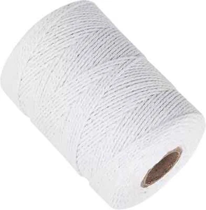 White Cotton Butchers Twine 656 Feet 2MM Thick String, Kitchen Cooking - Picture 1 of 3