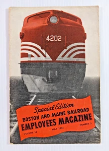 Vtg Boston & Maine BM Railroad Train Employee Magazine Special Edition 1945 - Picture 1 of 9