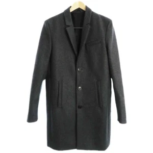 DIESEL JOPRAB BG16P 912 Mens Trench Coat Virgin Wool Single Breasted Overcoat - Picture 1 of 4
