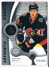 2021-22 SP GAME USED ROOKIE RETRO PARKER KELLY ROOKIE 270/999 OTTAWA SENATORS