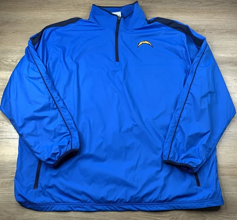 NFL Los Angeles Chargers Nike Dri-Fit 1/4 Zip Team Issued Onfield Apparel XL Cover