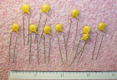 CANTIDAD (50) 470pf 2000V 10% Y5P CLASE 2 CONDENSADORES DE DISCO CERÁMICO S471K29Y5PP63K5 Foto 1 de 4