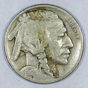 ***MONETA AMERICANA VINTAGE*** 1917 VG Bufalo Nichel Y828 - Foto 1 di 2