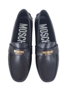 MOSCHINO Schuhe Mokassin Herren Drivers Gommino MB10380G1GGA0000 Schwarz - Bild 1 von 9