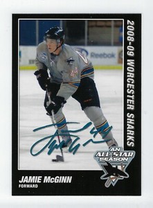Jamie McGinn 2008-09 Worcester Sharks 