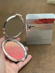 IT Cosmetics CC+ Radiance Ombre Blush Color Correct Anti Aging Coral Flush NIB - Picture 1 of 5