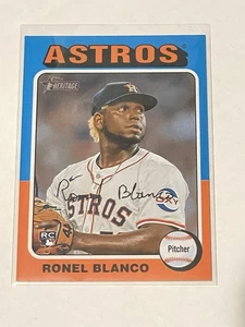 2024 Heritage High Number Color Swap Var SP #612 Ronel Blanco RC Houston Astros - Imagen 1 de 2