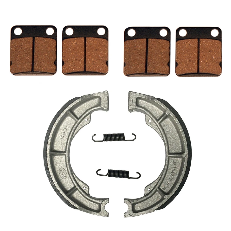 Front Brake Pads & Rear Brake Shoes for Suzuki Eiger 400 2WD 4WD fits 2002-2007 - Изображение 1 из 1
