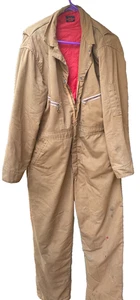 Vintage Big Ben Canvas Insulated Coveralls Men's Size Large Regular 42-44 - Picture 1 of 4