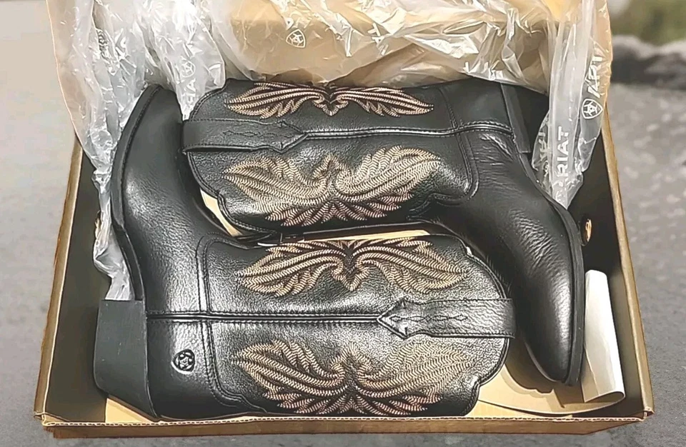 Ariat Ladies Heritage R Toe Stretchfit Western Boot 10038431 Size 11