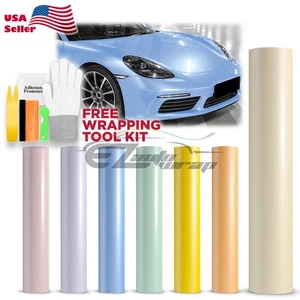 Premium High Gloss Pearl Glossy Sticker Decal Vinyl Wrap Air Release Bubble Free - Bild 1 von 75