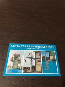 POSTED POSTCARD - SANTA CLARA INTERNATIONAL SWIM CENTER - Picture 1 of 2