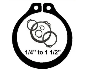 Neu Sprengring externer Sicherungsring (1er Pack bis 10er Pack) Sie wählen - Bild 1 von 2