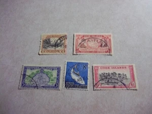COOK ISLANDS Stamps USED AT AITUTAKI Scarce Lot Includes SG 139 + 4 others - Picture 1 of 2