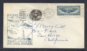 US First Flight FAM 18 Trans-Atlantic, May 20 1939 NY to Marseille, France - Picture 1 of 2