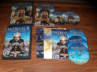 2 PC Games: Medieval II Total War and Medieval II Total War Kingdoms Expansion  - Image 1 of 3