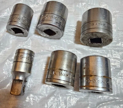 Vintage SK/SK Wayne 3/8 Drive Socket SAE and Metric - Image 1 of 3