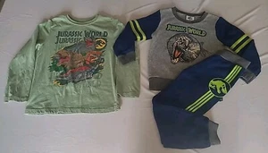 Jurrassic World Size 5T&XS Lot Sweatshirt Jogger Outfit Long Sleeves - Picture 1 of 8