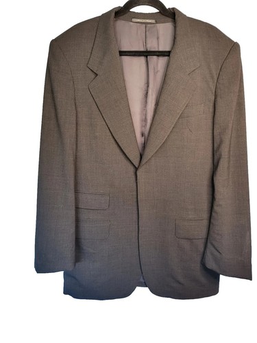 Cappotto blazer uomo Gucci sportivo lana grigio taglia 43R (vedi misure)