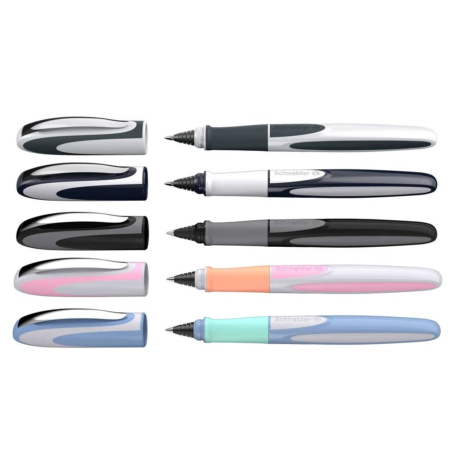 Schneider Tintenroller Ray Edelstahlspitze M 0,5 mm Patronenroller - Bild 1 von 1