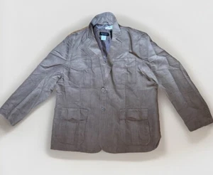 Botany 500 Jacke Gr. XL Brn weiches Wildlederimitat 4 riesige Taschen waschbar - Bild 1 von 7
