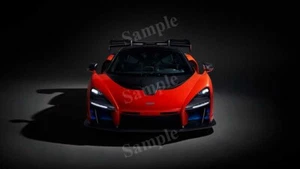 Mclaren Senna Red 2018 High Res Wall Decor Print Photo Poster - Picture 1 of 1