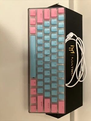 Teclado Clix X Matrix Algodón Caramelo Velocidad Plata Switch’s  Foto 1 de 4