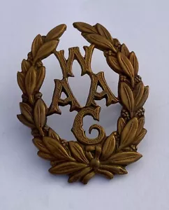 Genuine WW1 Women’s Army Auxiliary Corps Cap Badge - Picture 1 of 2