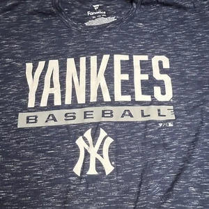 Fanatics New York Yankees MLB T-Shirt Heathered Navy Blue  Adult Size 2XL - Picture 1 of 8