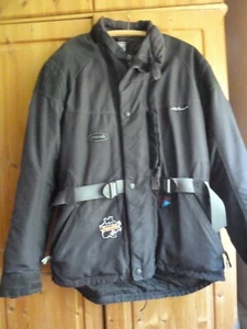 Schwarze Bikerjacke, Gr. XL, von Reusch - Bild 1 von 8