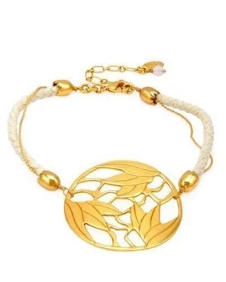 PILGRIM SKANDERBORG, DENMARK Designer Gold Tone ANKLET / BRACELET - Image 1 of 2
