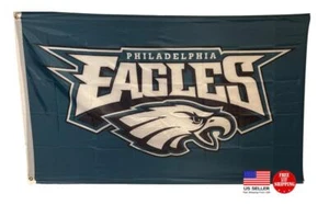 Eagles Philadelphia 3x5 Flag Man Cave Tailgating Banner Flags Football New USA. - Picture 1 of 8