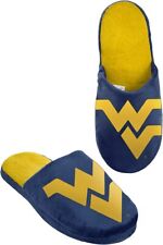 West Virginia Mountaineers NCAA Big Logo Slide Men's Slippers w/ Gripper Soles