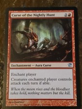 Curse Of The Nightly Hunt Innistrad Mtg Card Mint Condition