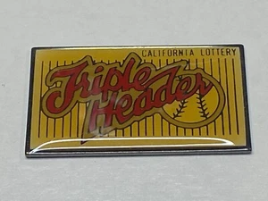 Vintage California Lottery State Lotto Jacket Hat Lapel Pin Triple Header Game - Bild 1 von 2