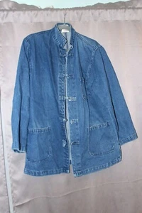 Hastings & Smith women's small thick denim shirt, tunic model wpl 11403 - Picture 1 of 3