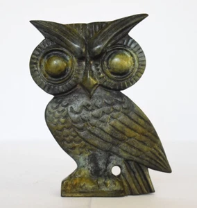 Owl of Goddess Athena - Symbol of Wisdom and Intelligence - pure bronze statue - Picture 1 of 8