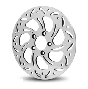 DNA "STORM" FRONT 11.8" POLISHED BRAKE DISC ROTOR HARLEY  - Picture 1 of 1