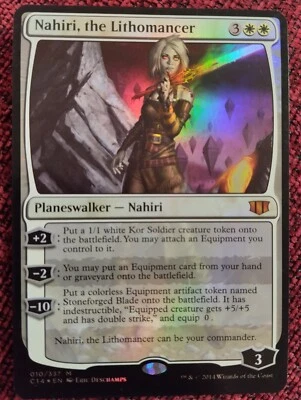 Magic the Gathering NAHIRI, THE LITHOMANCER OVERSIZED FOIL Commander 2014 WOTC - Image 1 of 4