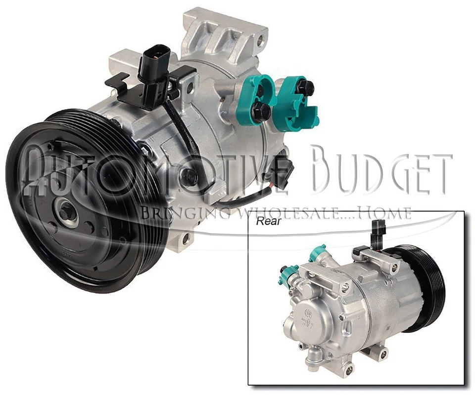 NEW A/C Compressor w/Clutch for Hyundai Elantra Kia Forte Koup Forte5 Soul - Imagen 1 de 1