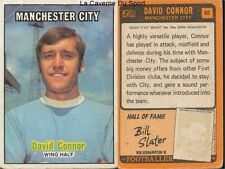 052 CONNOR MANCHESTER CITY.FC ENGLAND CARD FOOTBALLER 1971 ORANGE BACK AB&C