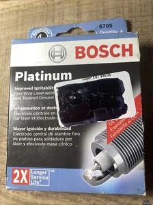 Bosch 6705 Fine Wire Platinum Spark Plug Box of 4 NEW - Picture 1 of 1