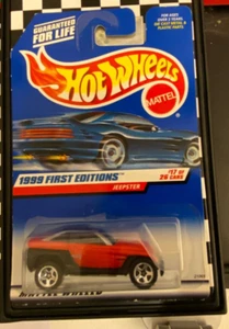 Jeepster Red Hot Wheels 1999 1/64 primeras ediciones 17/26 #922 - Imagen 1 de 2