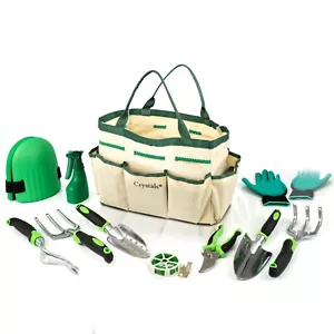 11pc Stainless Steel Heavy Duty Garden Tool Set with Tote Bag - Hand Tool Set - Picture 1 of 9