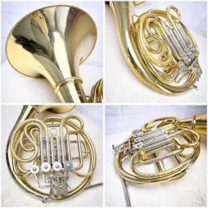 [Junk]Yamaha YHR567D  Full Double Horn Used scratch and dirt All the images - Picture 1 of 10