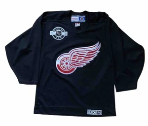 Detroit Red Wings Hockey Trikot Größe S Small Red Wings schwarz Shirt CCM NHL - Bild 1 von 7